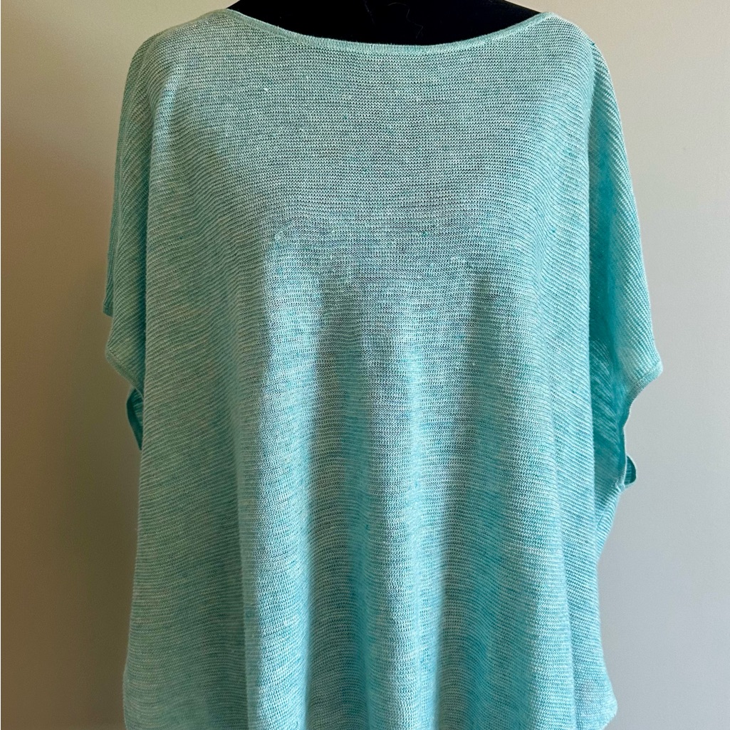 Eileen Fisher Aqua Tunic Top